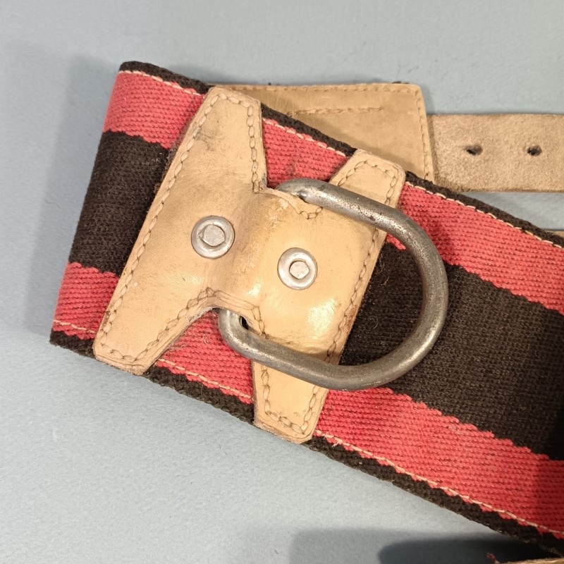 CEINTURE DE FEU OU DE FORCE POUR SAPEURS POMPIERS MODELE ANCIEN A PARTIR DE LA TROISIEME REPUBLIQUE